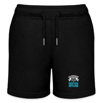 I'm Not Tired – Emotional Offline - Kids Organic Sweat Shorts by Stanley/Stella - black - Front
