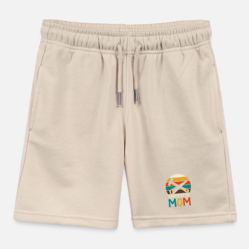 Schreiner Mutter Retro Werkzeug Kinder Organic Joggingshorts Mini Bolter von Stanley/Stella