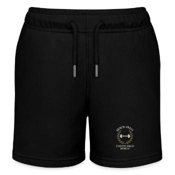 Drôle de développé couché Meme Spot Me Bro Powerlifting - Short de jogging enfant bio Stanley/Stella - noir - Devant