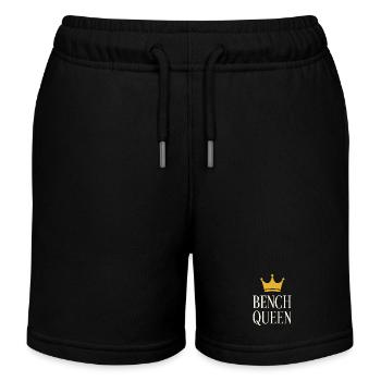 Drôle de développé couché Meme Spot Me Bro Powerlifting - Short de jogging enfant bio Stanley/Stella - noir - Devant