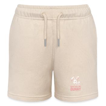 Bone-Chilling Bunny Halloween - Kids Organic Sweat Shorts by Stanley/Stella - soft Ecru - Front