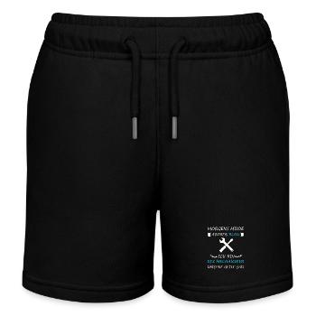 Kfz Mechaniker Meister Auto Werkstatt Garage - Kinder Organic Joggingshorts Mini Bolter von Stanley/Stella - Schwarz - Vorne