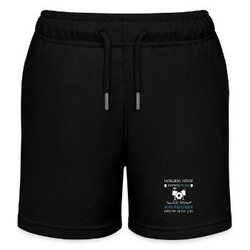 Drummer Music Drums Drum Saying - Kids Organic Sweat Shorts by Stanley/Stella - black - Front