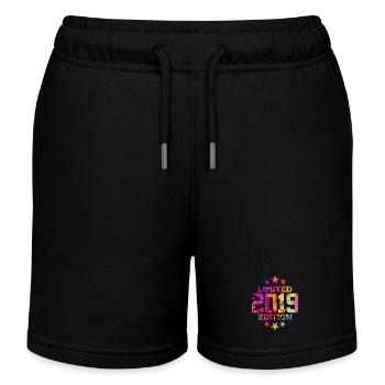 LIMITED EDITION 2019 7TH BIRTHDAY - Kids Organic Sweat Shorts by Stanley/Stella - black - Front