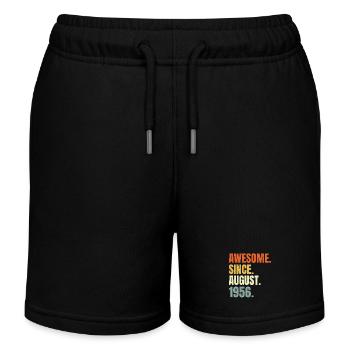 awesome since august 1956 birthday - Kinder Organic Joggingshorts Mini Bolter von Stanley/Stella - Schwarz - Vorne