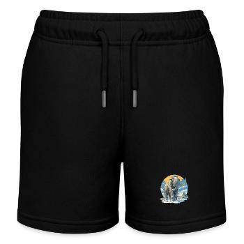 Mammuts Mammut - Kinder Organic Joggingshorts Mini Bolter von Stanley/Stella - Schwarz - Vorne