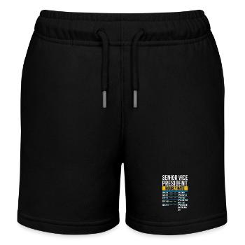 Vice-président senior Tarif horaire Vintage - Short de jogging enfant bio Stanley/Stella - noir - Devant