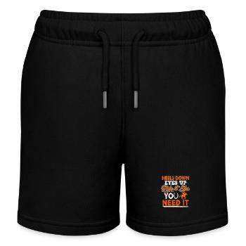 Ride Like You Need It Jockey Motivation Quote - Kinder Organic Joggingshorts Mini Bolter von Stanley/Stella - Schwarz - Vorne