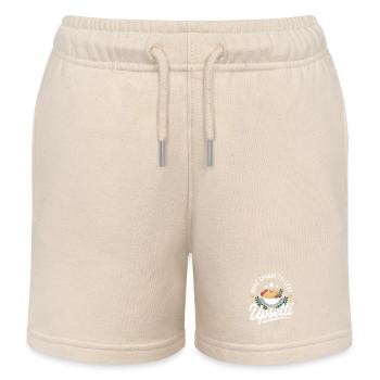 Mehr Spaghetti weniger Upsetti - Kinder Organic Joggingshorts Mini Bolter von Stanley/Stella - Natur - Vorne