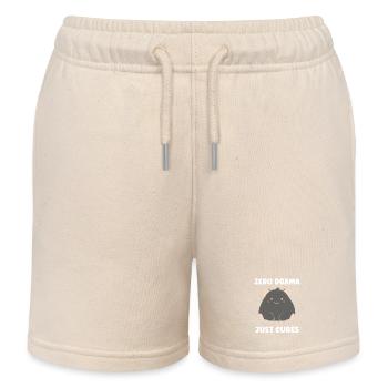 Zero Drama Just Cubes Wombat - Kinder Organic Joggingshorts Mini Bolter von Stanley/Stella - Natur - Vorne