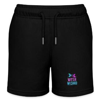 Gender Reveal Halloween - Kids Organic Sweat Shorts by Stanley/Stella - black - Front
