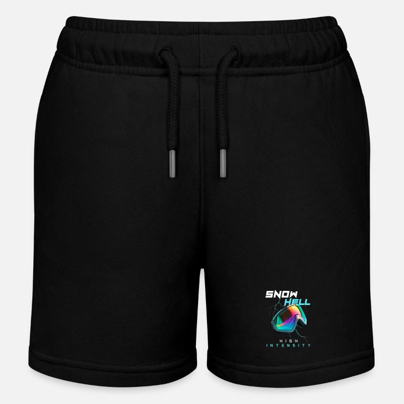 Snow Hell - High Intensity - Kinder Organic Joggingshorts Mini Bolter von Stanley/Stella - Schwarz