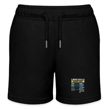 Flooring Installer Hourly Rate Funny Floor Install - Kids Organic Sweat Shorts by Stanley/Stella - black - Front