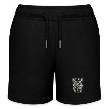 Heavy Metal Rock Festival Heavy Girl Rock Music - Short de jogging enfant bio Stanley/Stella - noir - Devant