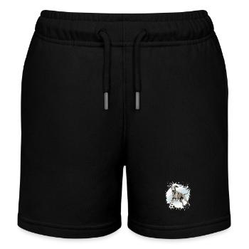 Équipe de football canin Greyhound - Short de jogging enfant bio Stanley/Stella - noir - Devant