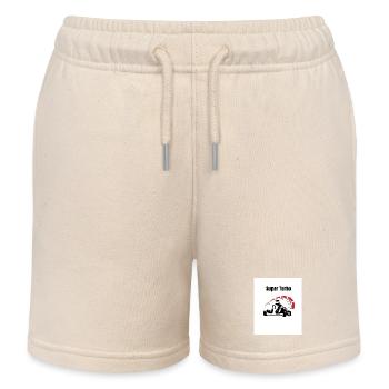 Super Turbo Kart Vitesse Retro - Short de jogging enfant bio Stanley/Stella - écru doux - Devant