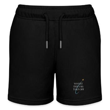 Instructeur de vol Cfi Pilote Instructeur d’aviation - Short de jogging enfant bio Stanley/Stella - noir - Devant
