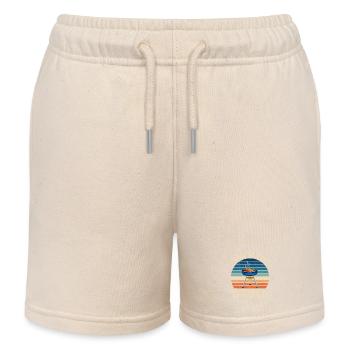 Roi du gril – Design de barbecue rétro - Short de jogging enfant bio Stanley/Stella - écru doux - Devant