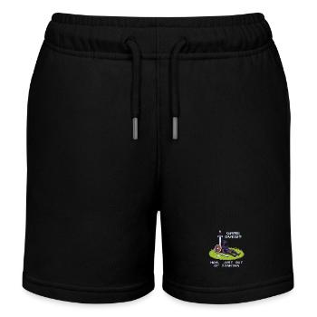 Kein Game Over | Nur Ausdauer leer - RPG Vibe - Kinder Organic Joggingshorts Mini Bolter von Stanley/Stella - Schwarz - Vorne