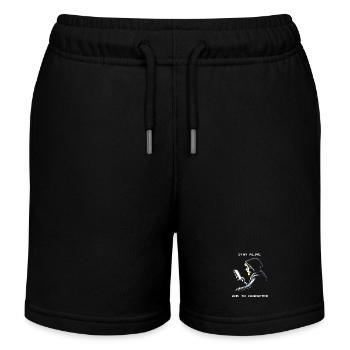 Staying Alive | In-Character RPG Humor - Kids Organic Sweat Shorts by Stanley/Stella - black - Front