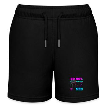 Ne pas DÉRANGER - Mission de jeu - Short de jogging enfant bio Stanley/Stella - noir - Devant