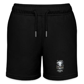 XP erhalten: Verbotene Zone entdeckt - Kinder Organic Joggingshorts Mini Bolter von Stanley/Stella - Schwarz - Vorne