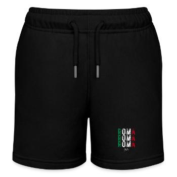 J’aime Rome, Rome Italie - Short de jogging enfant bio Stanley/Stella - noir - Devant