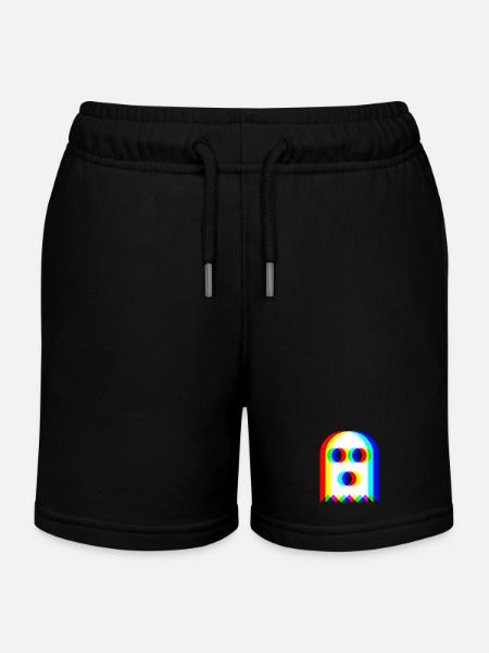 👻 Fantôme RVB - Short de jogging enfant bio Stanley/Stella - noir