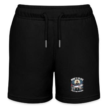 Mine’s So Big - Chemise de pêcheur amusante pour hommes - Short de jogging enfant bio Stanley/Stella - noir - Devant