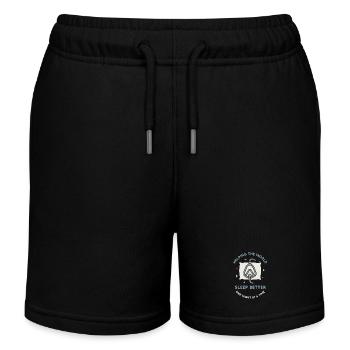 Sleep Technologist Polysomnographic Tech Rpsgt - Kids Organic Sweat Shorts by Stanley/Stella - black - Front