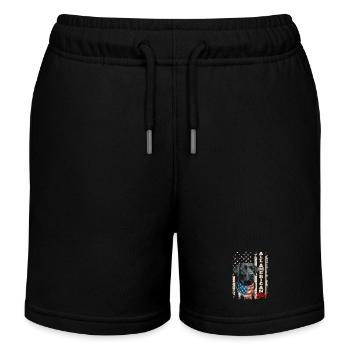 Alle American Boy Lab Hunting Marsh Vibe - Kinder Organic Joggingshorts Mini Bolter von Stanley/Stella - Schwarz - Vorne