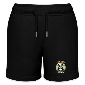 Gaming me donne la manette gaming - Short de jogging enfant bio Stanley/Stella - noir - Devant