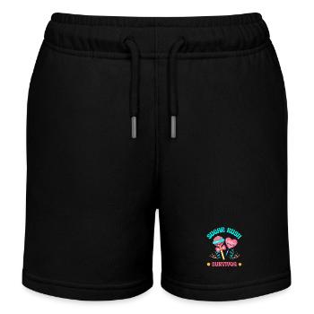 Cadeau d’amateur de bonbons - Short de jogging enfant bio Stanley/Stella - noir - Devant