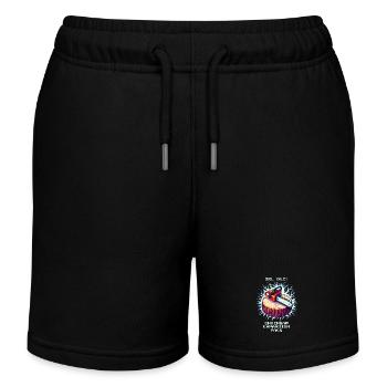 Echtwelt-DLC: Kettensäge-Upgrade | Forst - Kinder Organic Joggingshorts Mini Bolter von Stanley/Stella - Schwarz - Vorne