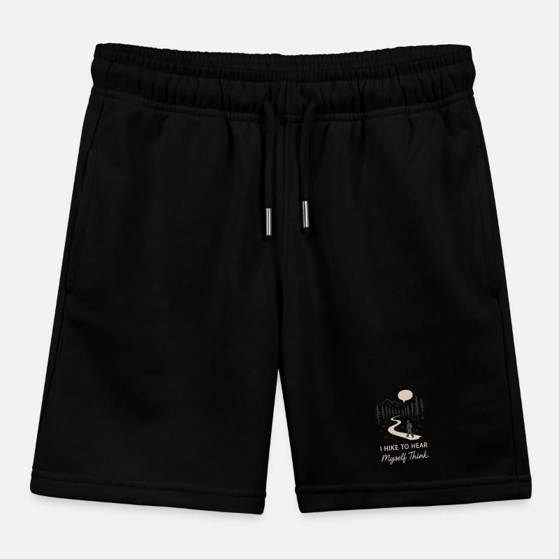 Solo Camping Introverted Camper Quiet Kids Organic Sweat Shorts by Stanley/Stella
