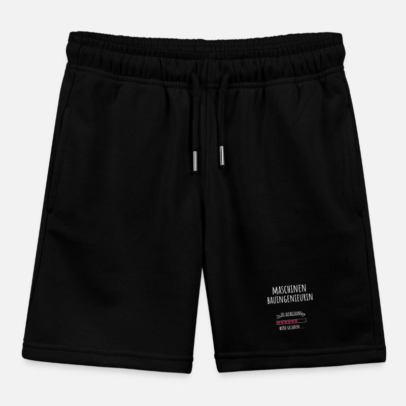 Mechanical Engineer Mechanical Engineering Studies Profession Kids Organic Sweat Shorts by Stanley/Stella