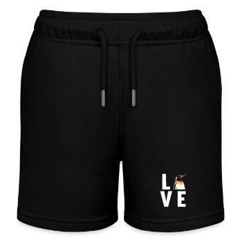 Pingouins Pingouin - Short de jogging enfant bio Stanley/Stella - noir - Devant