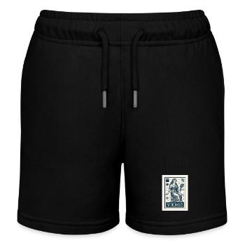 Virgo Star Sign - Astrology - Kids Organic Sweat Shorts by Stanley/Stella - black - Front