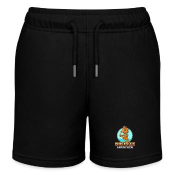 Seahorse Bronze Badge Swimming Course - Kids Organic Sweat Shorts by Stanley/Stella - black - Front