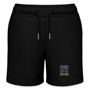 Gender Reveal Neues Jahr - Kinder Organic Joggingshorts Mini Bolter von Stanley/Stella - Schwarz - Vorne