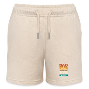 Dad Jokes Are How I Roll - Kinder Organic Joggingshorts Mini Bolter von Stanley/Stella - Natur - Vorne