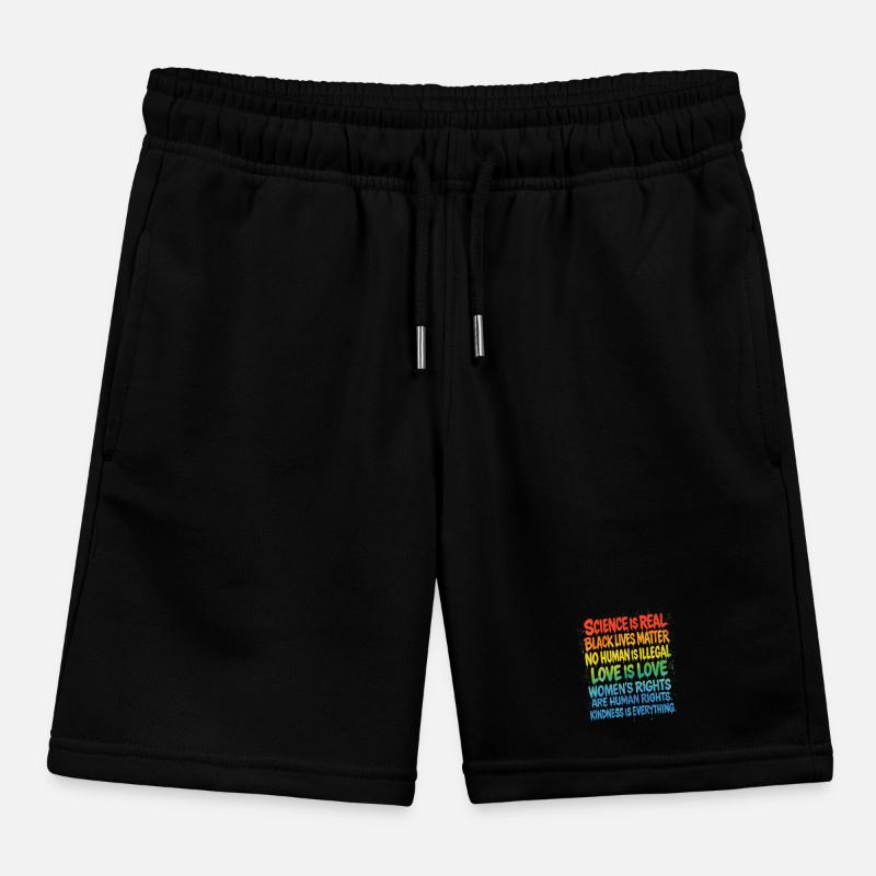 Regenbogen Statement – Human Rights Pride Kinder Organic Joggingshorts Mini Bolter von Stanley/Stella