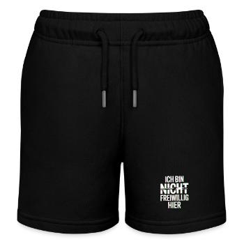 Je ne suis pas là volontairement anti Smalltalk Office - Short de jogging enfant bio Stanley/Stella - noir - Devant