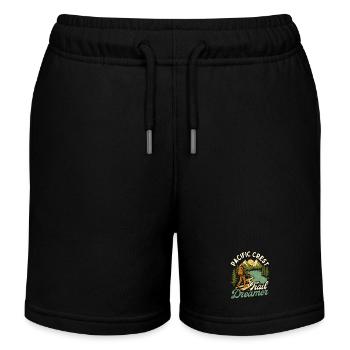 Pacific Crest Trail Dreamer Wildnis Trekking - Kinder Organic Joggingshorts Mini Bolter von Stanley/Stella - Schwarz - Vorne