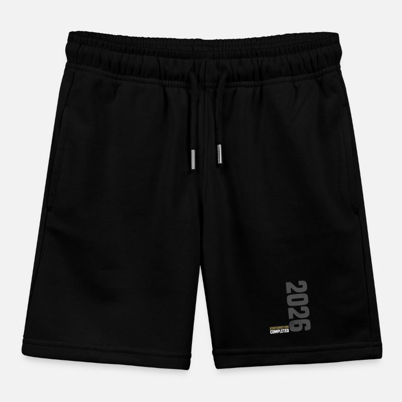 Félicitations Confirmation 2026 Short de jogging enfant bio Stanley/Stella