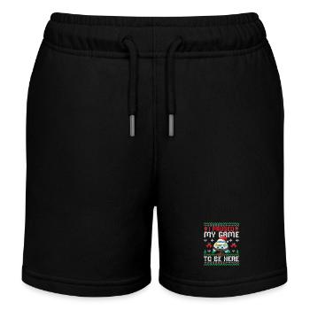 Ich habe mein Spiel pausiert, um hier zu sein Gaming Christmas Gamer - Kinder Organic Joggingshorts Mini Bolter von Stanley/Stella - Schwarz - Vorne
