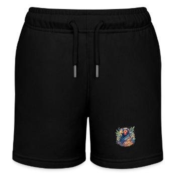 Faisans Faisan - Short de jogging enfant bio Stanley/Stella - noir - Devant