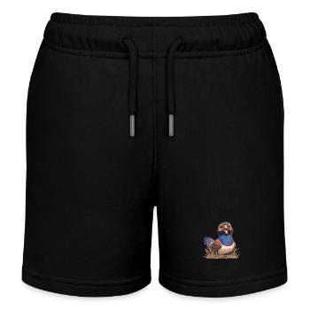 Faisans Faisan - Short de jogging enfant bio Stanley/Stella - noir - Devant
