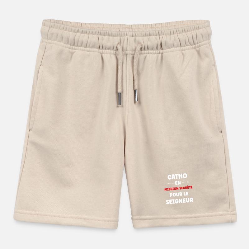 Catholic Kids Organic Sweat Shorts by Stanley/Stella