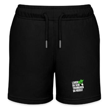 Kraftsport LAUCH DU SEIN TRAINIEREN DU MUSST - Kinder Organic Joggingshorts Mini Bolter von Stanley/Stella - Schwarz - Vorne